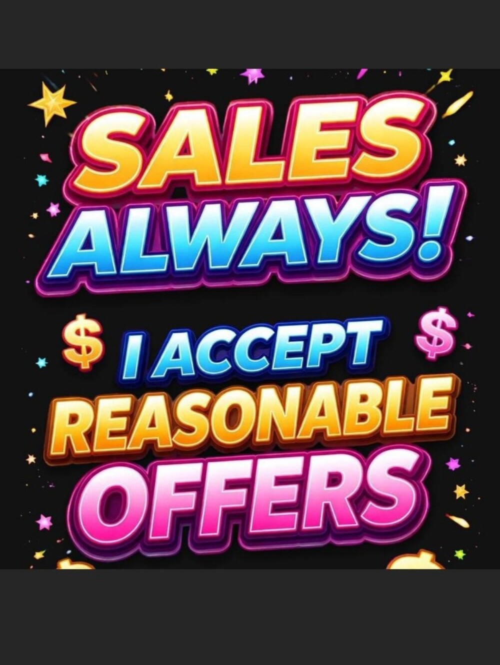 COME CHECK OUT ALL THE GREAT DEALS ON NICE NAME BRAND ITEMS...